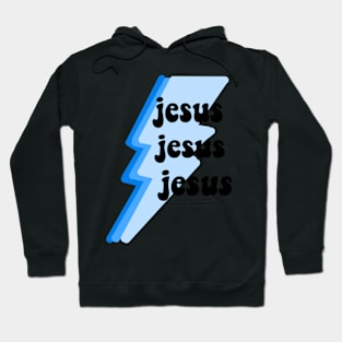 Jesus Jesus Jesus- Blue Hoodie